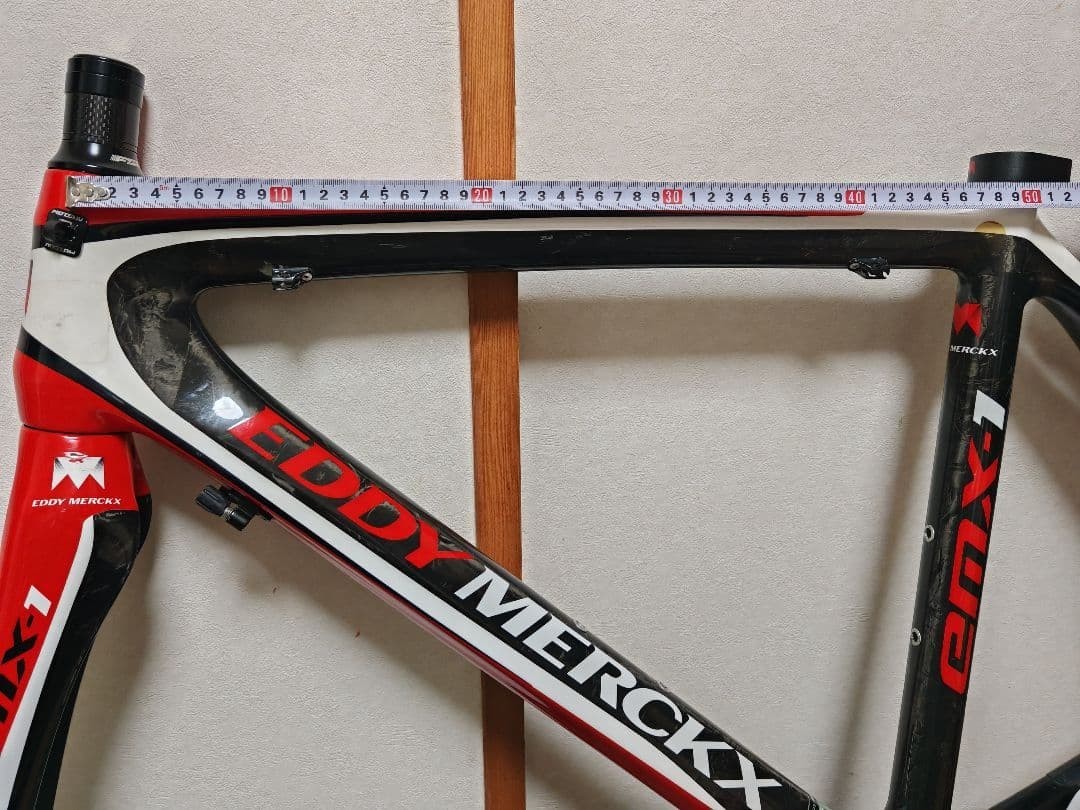 Eddy Merckx EMX-1 Freme Set Carbon Road Frame Red White Black | eBay