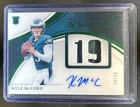 2025 Topps Chrome Kyle McCord Rookie Patch Autographs (RAW)