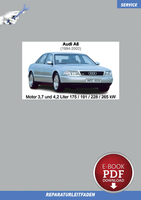 PDF Audi A8 (1994-2002) Reparaturanleitung Motor 3,7 Und 4,2 Liter 238-360 PS