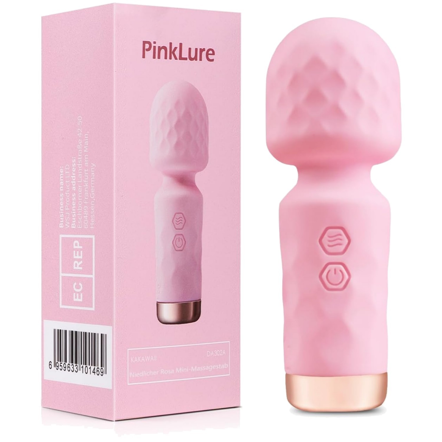 Mini Massagestab, Silikon Massagegerät, tragbarer Vibrator