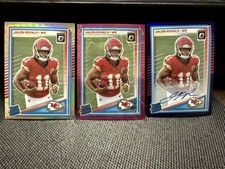 Panini Donruss Optic 2025 Jalen Royals Chiefs Rookie Prizm Autograph Lot