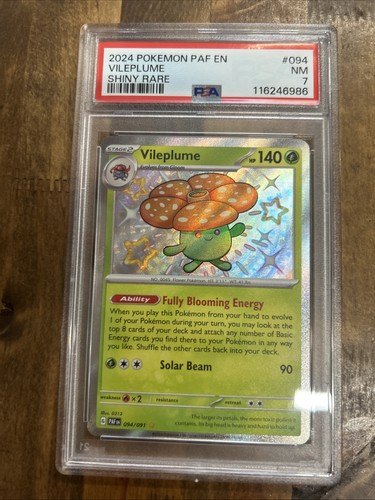 Vileplume graded PSA 7 for sale on eBay