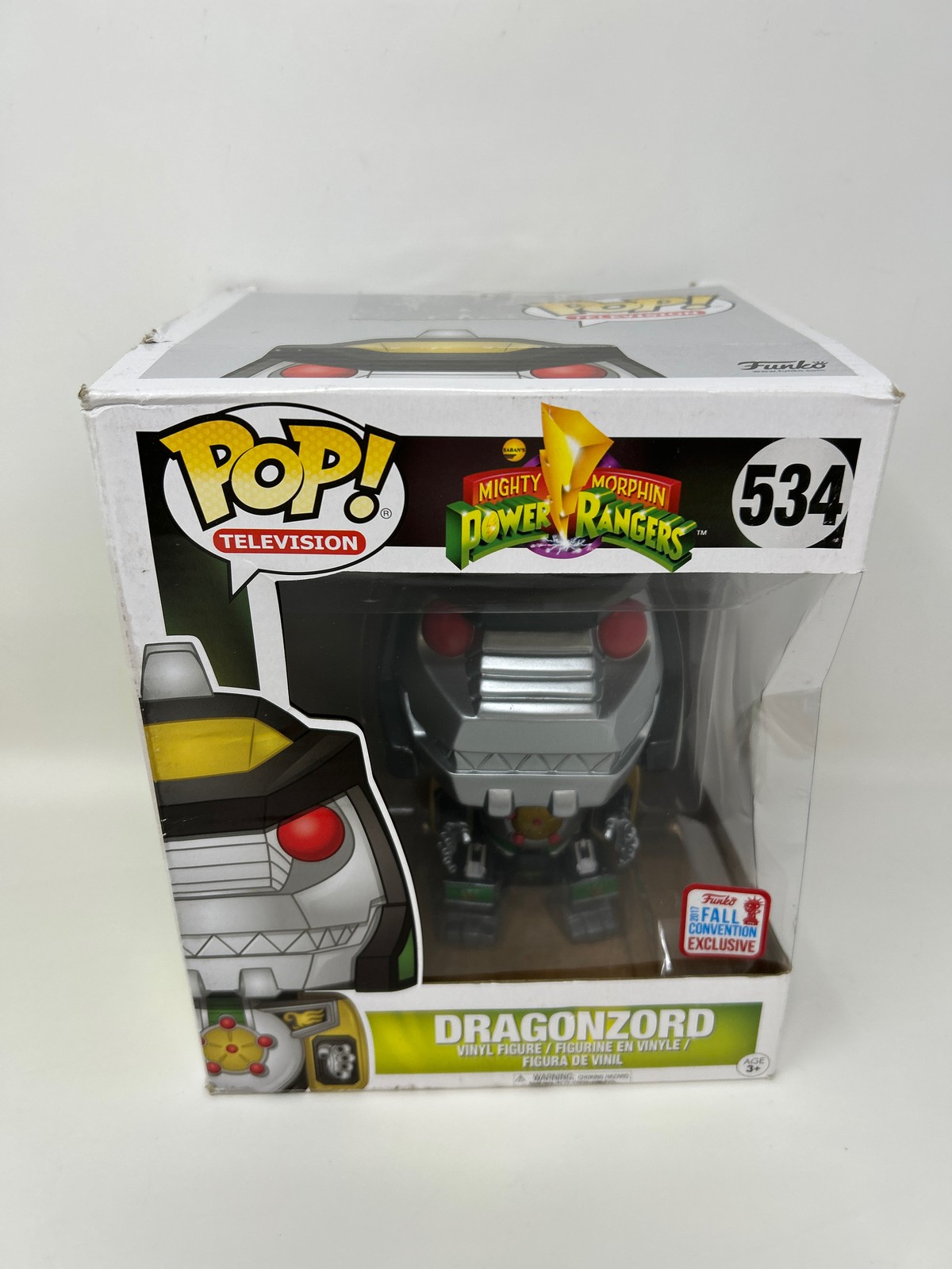Funko Pop! Dragonzord Green Supersized #534 Damaged Box See Pics