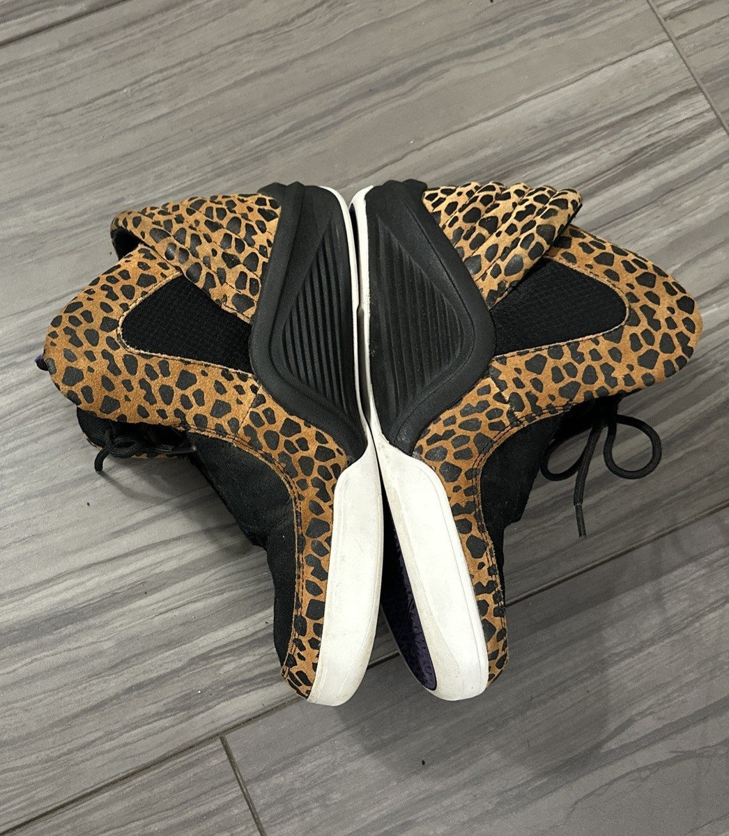 Lil' Wayne x Supra Chimera Men's Black Cheetah Purple Sneaker Gym