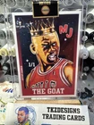 Bulls Michael Jordan Sketch Card Glossy Vinyl Print 1/1 Signed By Artist TK