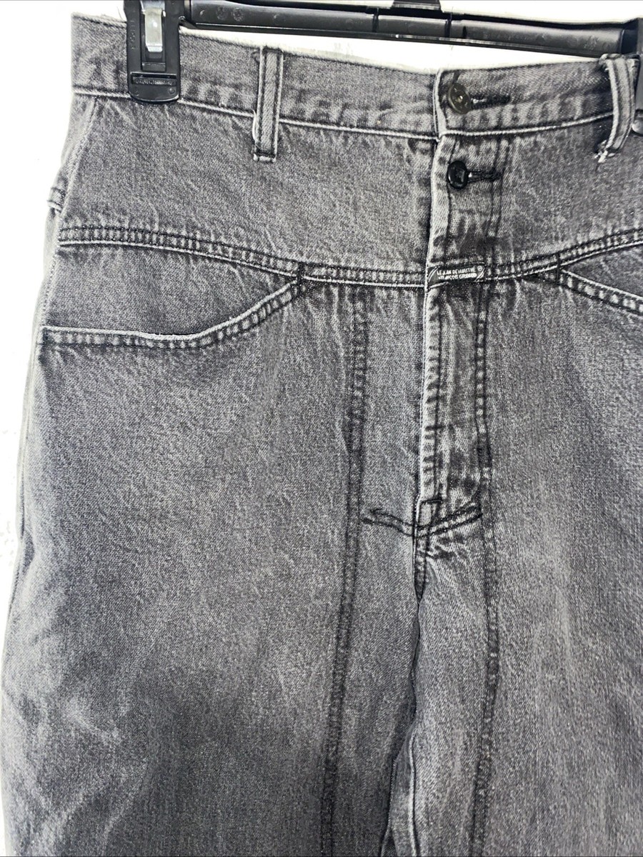 VINTAGE Marithe Francois Girbaud Jeans Mens 30x30 Black Baggy