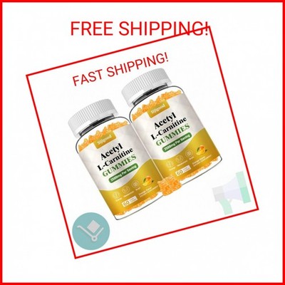 Sijigood 2 Pack Acetyl L-Carnitine Supplement, Natural Nutrition Supplement for