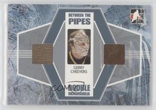 2005 ITG Between the Pipes Double Memorabilia Silver /40 Gerry Cheevers HOF 2d8