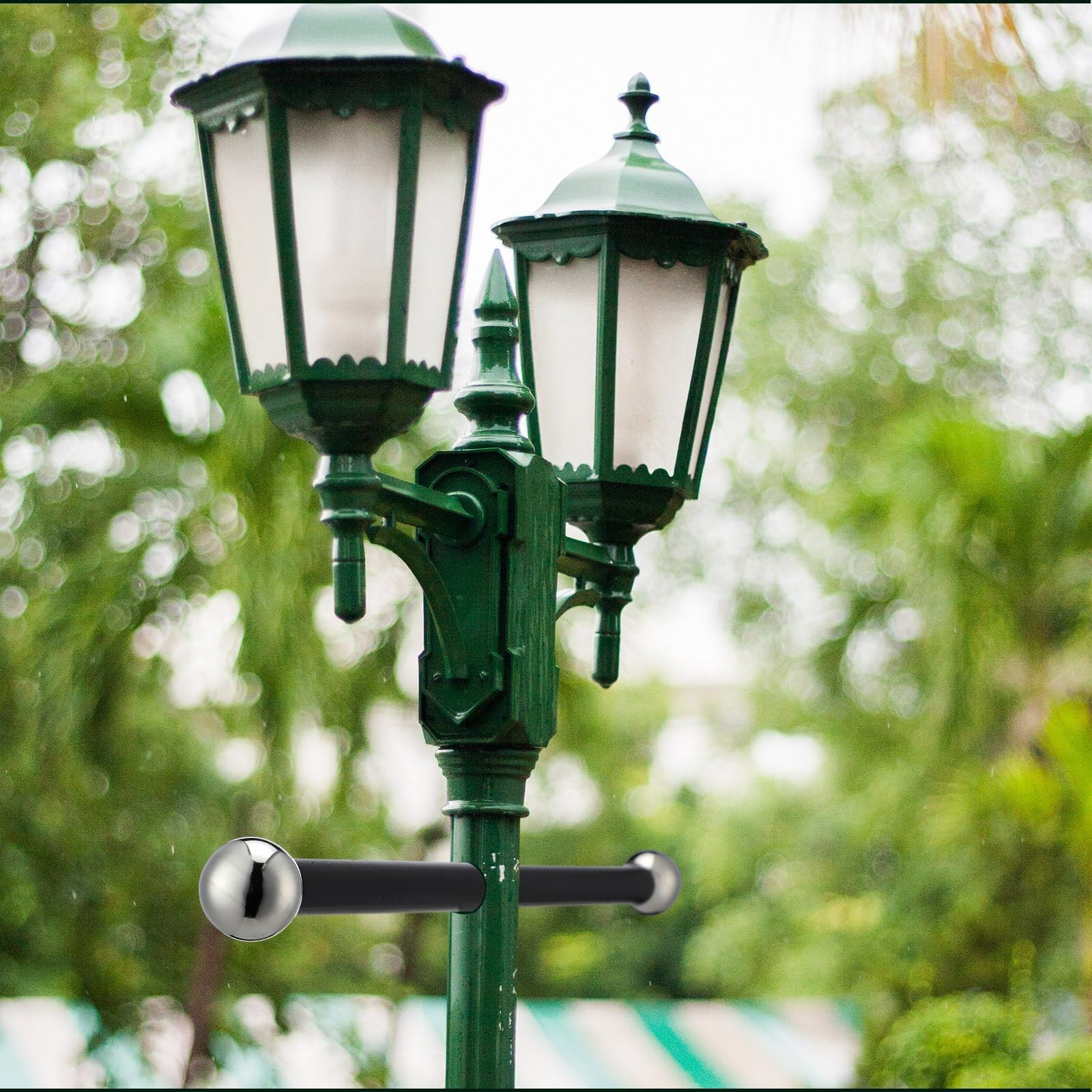 Yaocom 3 Pcs Lamp Post Cross Arm 16 Inch Handle Replacement Steel Cross Arm L...