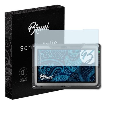 Bruni 2x Folie für Getac F110 Generation G6 Schutzfolie Displayschutzfolie