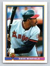 1991 Bowman - Dave Winfield #210 California Angels Baseball Card