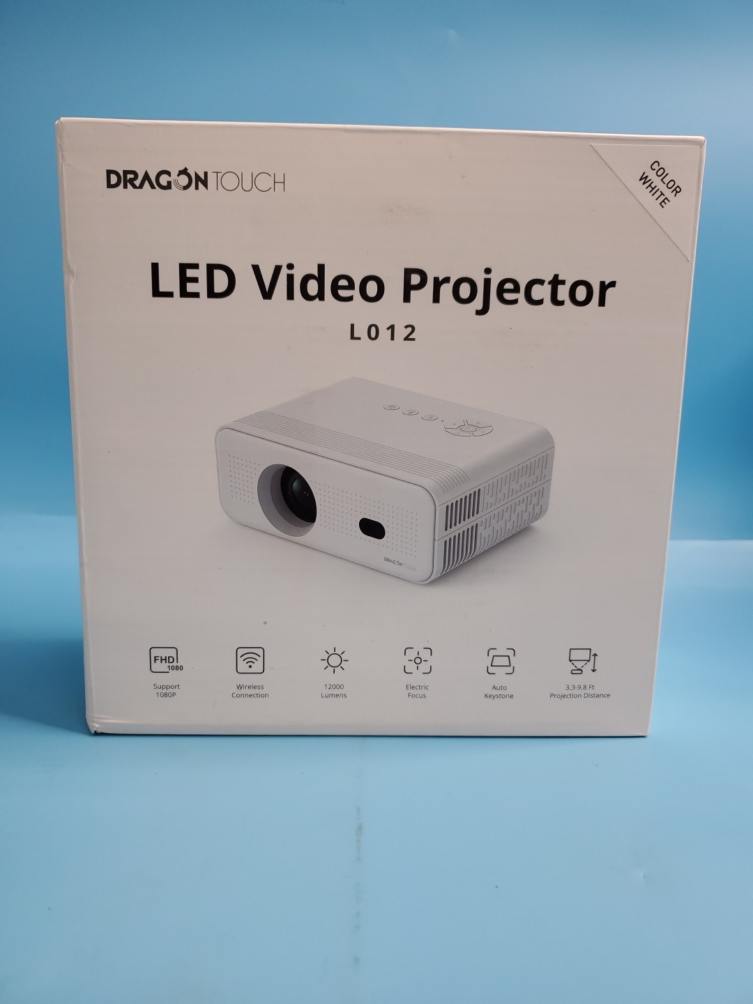 Dragon Touch Mini Projector with 5G WiFi6 and Bluetooth,SupportFHD 1080P-image