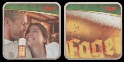 Old beer mat private brewery Egger Unterradelberg St. Pölten Austria * bd432m