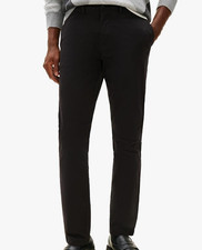 Tommy Hilfiger Men's Stretch Cotton Chino Pants Slim Fit Black Size 32x30 NWT