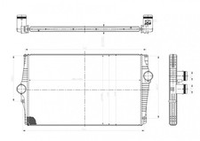 HART Ladeluftkühler LLK Kühler für Volvo XC90 I D5 AWD D3/D5 2.5 T