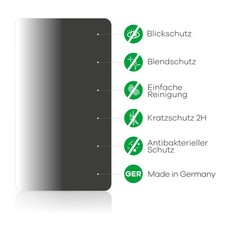 upscreen Blickschutzfilter f&uuml;r Dell S2722QC (27") Blaulicht Filter Schutz Folie
