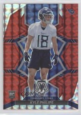 2022 Panini Mosaic Rookies Red Mosaic Prizm Kyle Philips #346 02g4