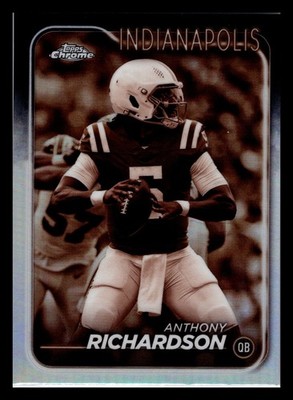 2024 Topps Chrome - Anthony Richardson #85 Sepia Refractor Colts
