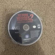 No More Heroes 2: Desperate Struggle (Nintendo Wii, 2010) Disc Only, Tested