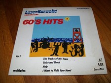 LASERKARAOKE VIDEO SING ALONG 60'S HITS VOLUME 7 8" Laserdisc LD SEVEN RARE VII