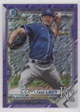 2021 Bowman Chrome Prospects Purple Shimmer Refractor /250 Asa Lacy #BCP-194 n1u