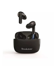 Brookstone Touch Pro True Wireless Bluetooth Earbuds Black Size OS NWB