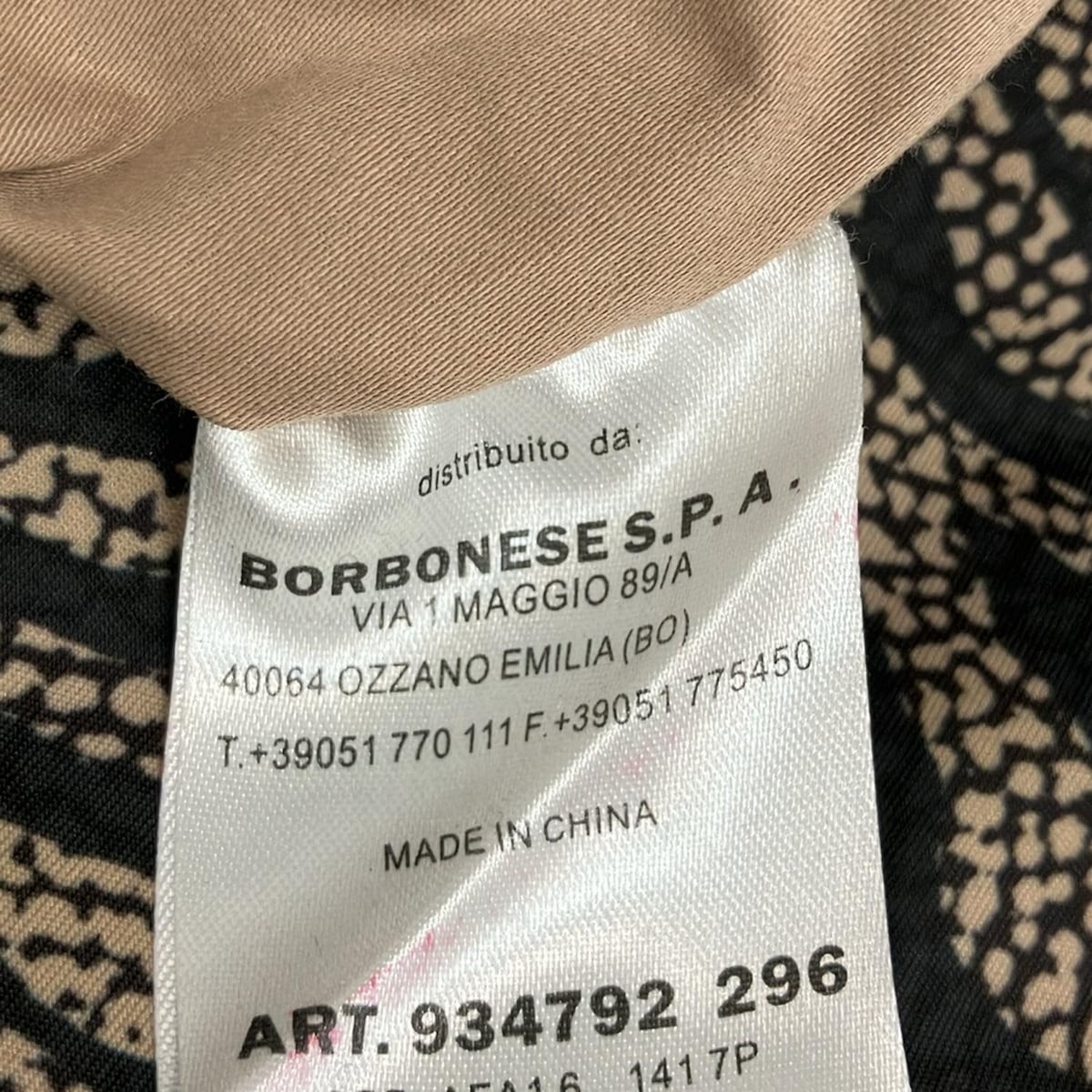 BORBONESE - Black Beige Nylon Backpack - image 7