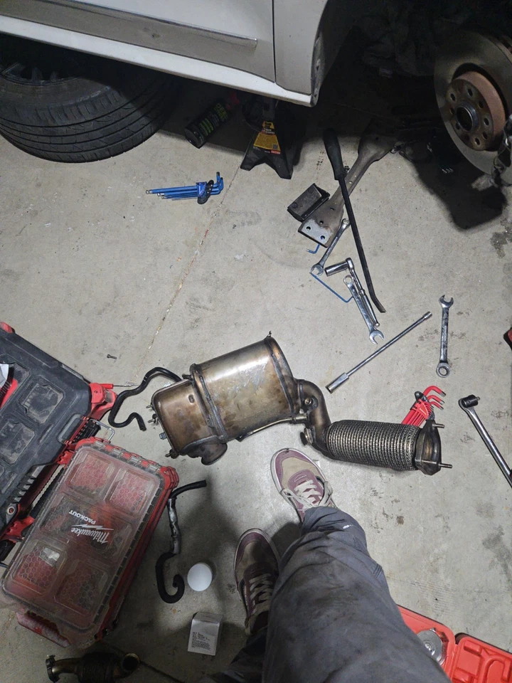 Volkswagen Passat TDI 2012-2016 diésel sistema de escape DPF 3C0131765F Foto 4 de 4