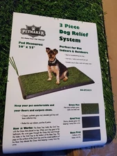 Artificial Grass Puppy Pee training Pad for Dogs and Small Pet-  Reusable wee