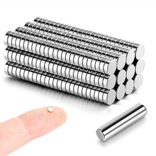 300pcs 3x1mm Round Small Mini Magnets 3D Craft DIY Jewelry