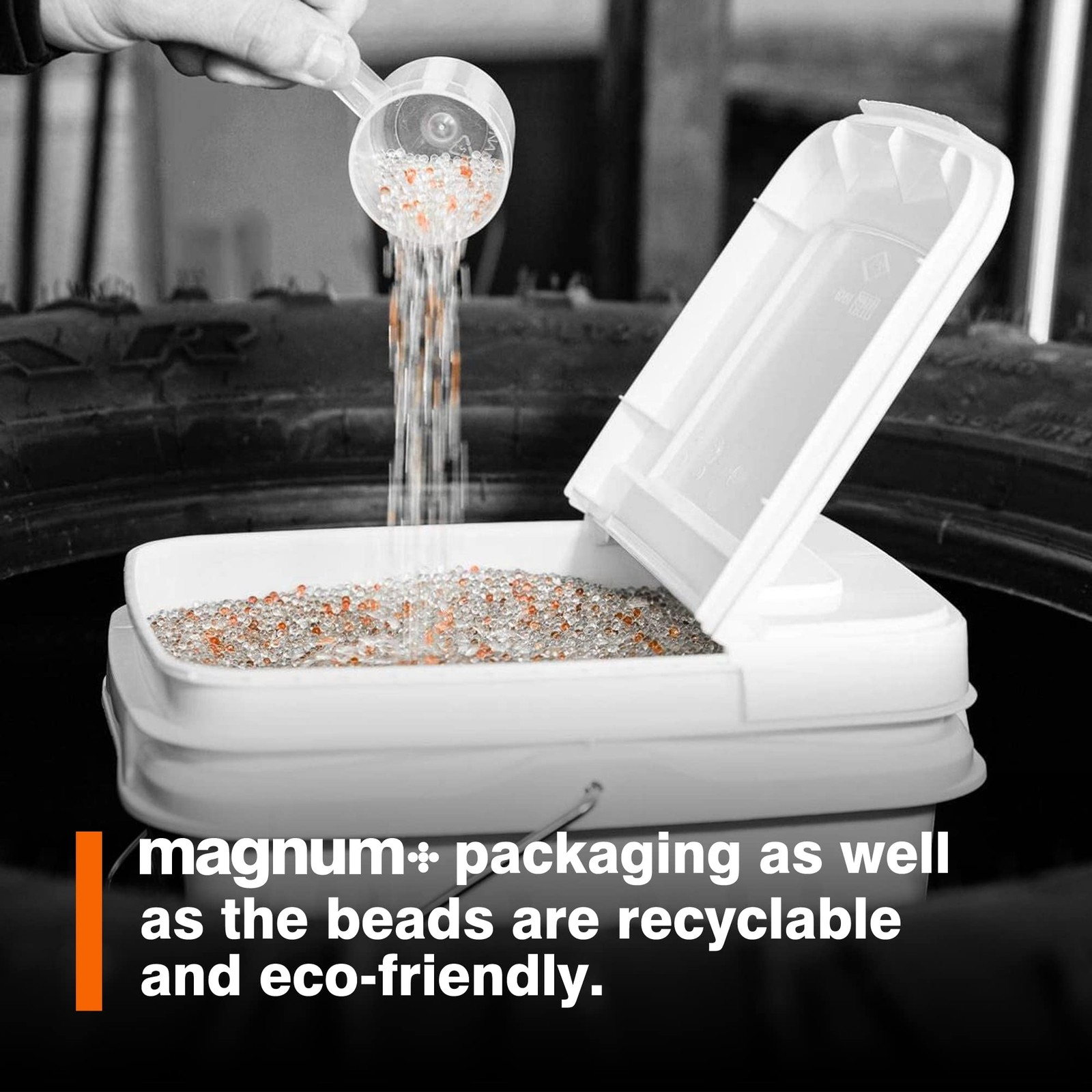 magnum+ Tire Balancing Beads for Trucks, Trailer, Motorcycles, Off-Road Vehic... thumbnail 5