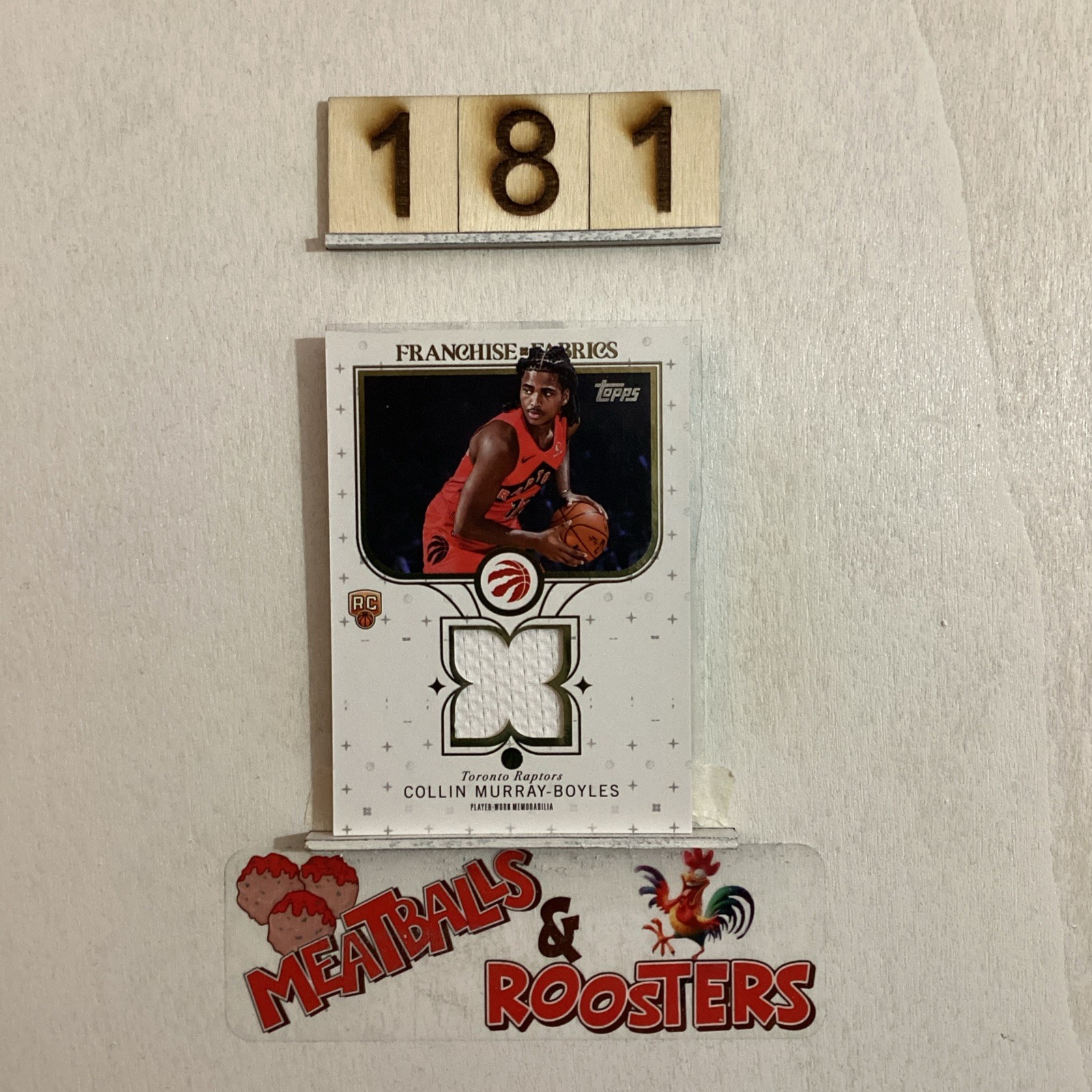 2025-26 Topps - Franchise Fabrics Collin Murray-Boyles #FF-CB Rookie Jersey