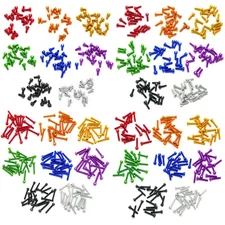 20pcs M3 Socket Head Cap Machine Screws 6063 Aluminum (Multiple Length / Colors)