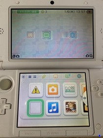 6447 Nintendo 3DS LL White TESTED Excellent