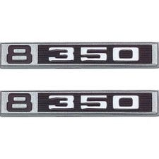 1969-72 Chevy Pickup Blazer Suburban 8 350 Front Fender Emblems With