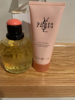 YSL Paris YVES ST Laurent PARIS Set Eau De Toilette 4.2 oz + Voile de Rose 3.3oz