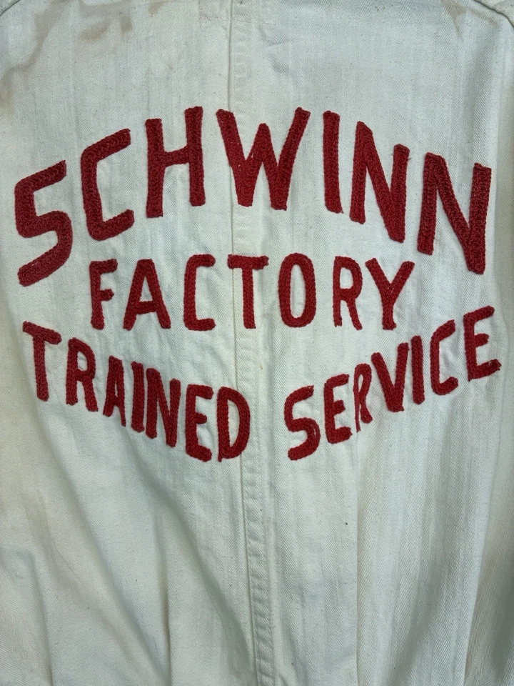 Vintage Schwinn Factory Trained Service Coat - Image 3 of 4