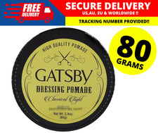 GATSBY Dressing Pomade Classical Tight Strong Hold Shine Hair Styling Wax 80g