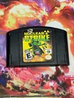 NUCLEAR STRIKE 64 NINTENDO 64 N64 AUTHENTIC Cart - Free Shipping!