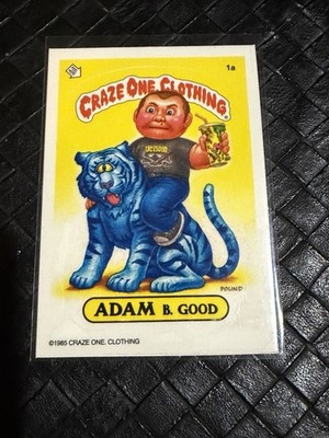2008 Garbage Pail Kids Craze One Clothing Promo Card Adam B Good by John Pound