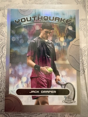 #ad Topps 2025 Misprint Error Factory Defect Miscut YQE 5 Youthquake Jack Draper $200.00