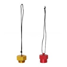 Aluminum Thread Guard for Diving Cylinder G5/8-14 DIN Valve Red Gold Design