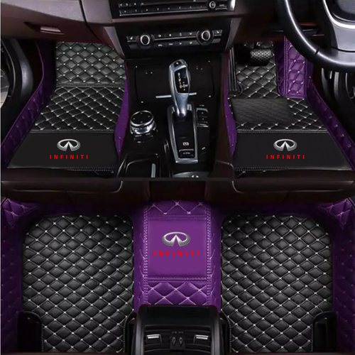 For Infiniti 2000-2025 Handmade all-weather waterproof PU leather floor mat - Picture 64 of 90