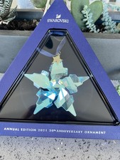 Swarovski 30th Anniversary 2021 Ornament Boxed Excellent Cond. 5596079