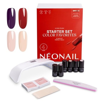  NÉONAIL Color Favorites Starter SET LED UV Lampe 36W UV Nagellack Maniküre TOP