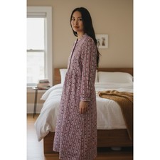 Lanz of Salzburg Classic 50 Tyrolean Brushed Flannel Nightgown S
