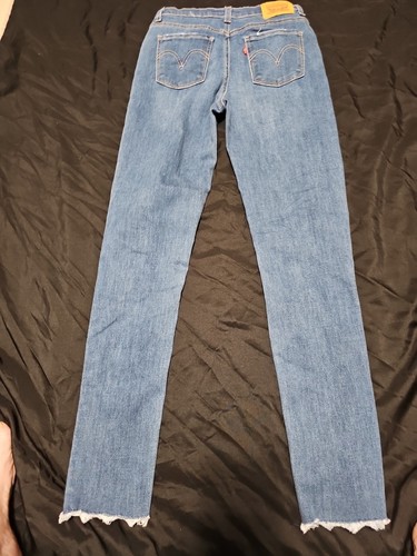 Levi 720 High Rise Super Skinny Sz 16 Girls Jeans - Picture 4 of 5