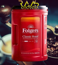 Folgers Classic Roast Medium Ground Coffee - 43.5 oz - 400 Cups 10.80 per pound