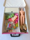 Vintage BARBIE Doll Twist-n-Turn Lot 1960s Mod Clothes Case Accessories Japan