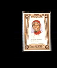 2006 Topps Allen & Ginter #14 Vladimir Guerrero Dick Perez Sketches